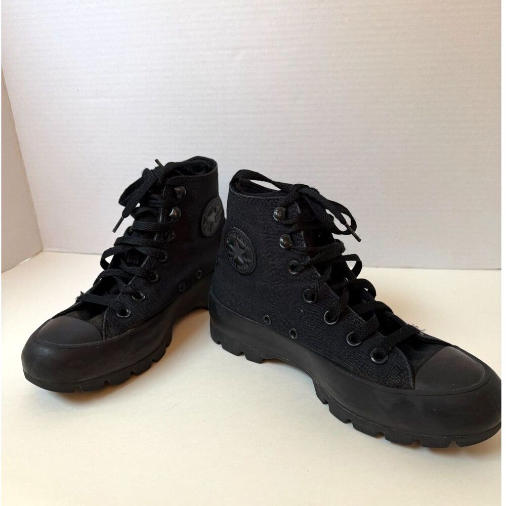 Converse Chuck Taylor Lugged Platform High Top Sneakers Black Sz 6